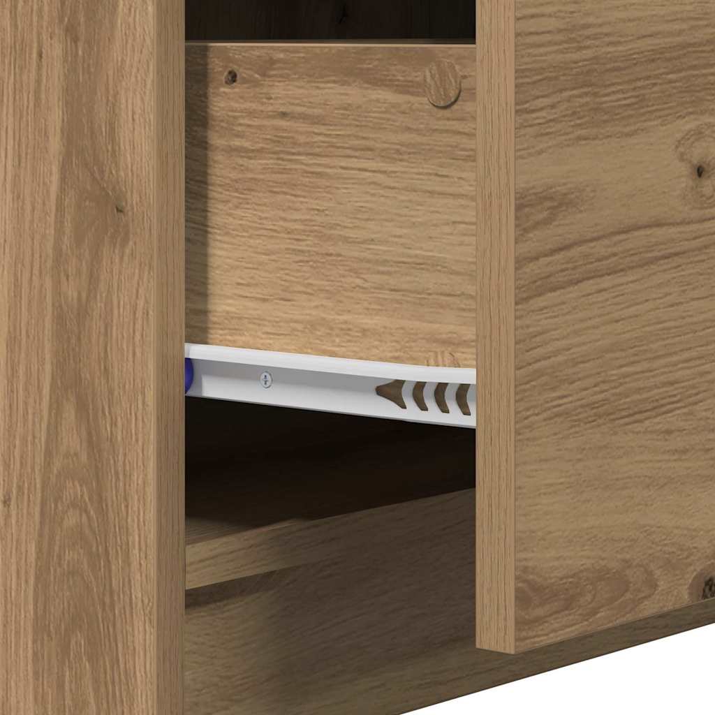 Bathroom Cabinet Artisan Oak 59 x 37 x 59 cm Particleboard