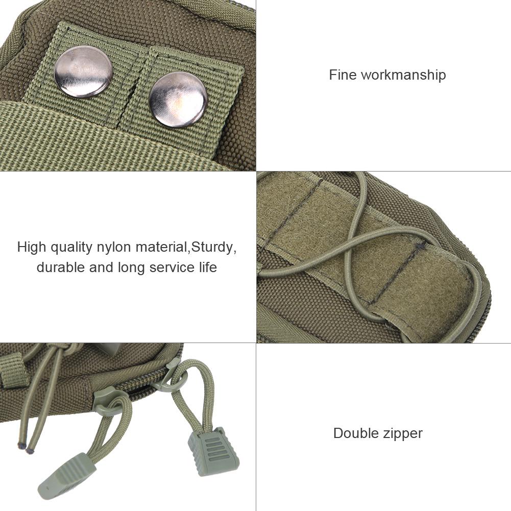 Nylon Portable Outdoor Tactics Multifunction Survival Army Knife Protection Cover BagGreen L