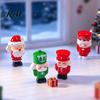 Cute Holiday Miniatures for Seasonal Decor Mini Christmas Figurines, Small Dollhouse Decorations, Micro Landscape Accessories DIY Projects Ornaments,