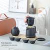 Chaxun Black Pottery Quick Guest Tea Set