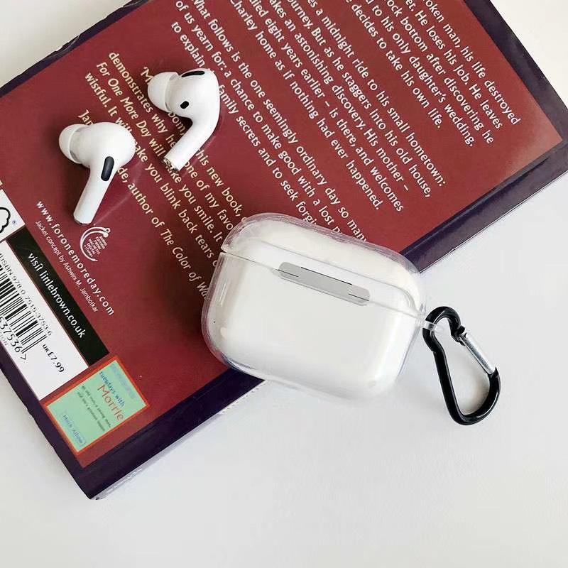 Simple and Transparent TPU Soft Shell Apple AirPods 4th Generation/pro2 Wireless Bluetooth 3rd Generation Earphone Cover Anti-drop