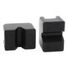 2 Stück Gummi-Achsen-Wagenheber-Pad Universelle Wagenheberständer-Pads Adapter Rahmen Schienen-Kantenfalz-Schutz für Automobil-SUV-Auto