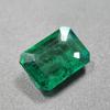 Certified Natural Zambian Green Emerald 9.50 Ct Emerald Cut Loose Gemstone