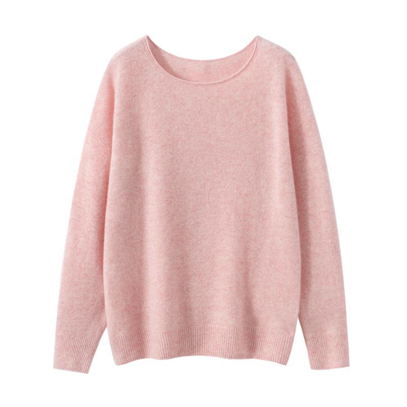 Women's 100% Cashmere Loose Fit Base Layer Top for Autumn/Winter