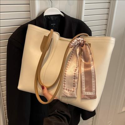 Bolsa de Mão Feminina Grande Capacidade Tote Bag para Deslocamento Bolsa de Ombro Casual Versátil Moda Bolsa de Axila