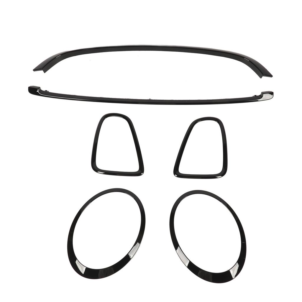 Headlight Trim Ring 51137149906 Tail Light Frame Trim Ring Cover Grille Hood Trim Moulding for Clubman R55 Hatchback R56