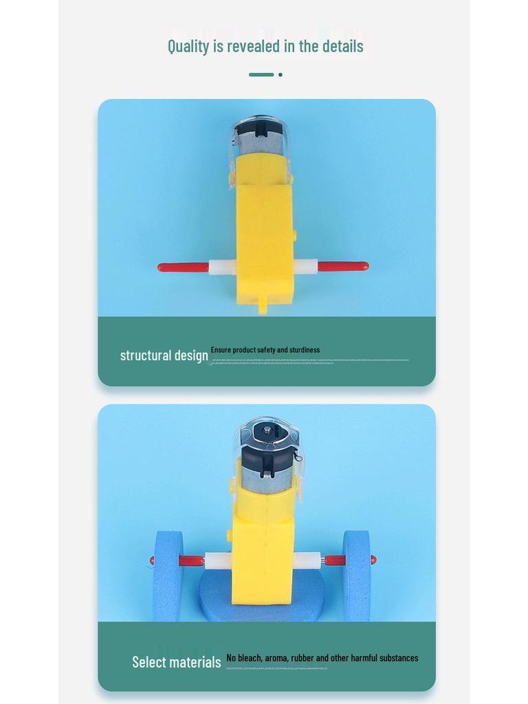 DIY Student Science Kit: Self-Assembly Walking Robot Puzzle