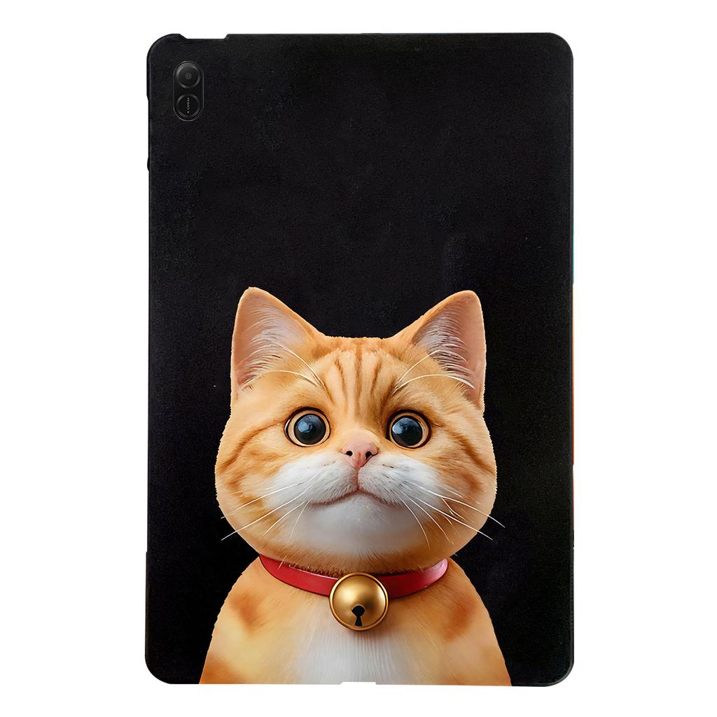 Cartoon Puppy Cat Soft Black TPU Protective Case For Honor Pad X8A Pad9 Shockproof Cover Tablet Cases For Huawei MediaPad T5 T10s MatePad SE Air
