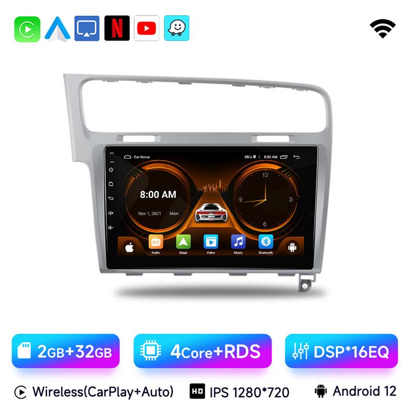 Radio auto Android 2Din JIUYIN pentru VW Volkswagen Golf 7 2013-2017 Multimedia Wireless Carplay Auto Unitate principală Stereo Navigație