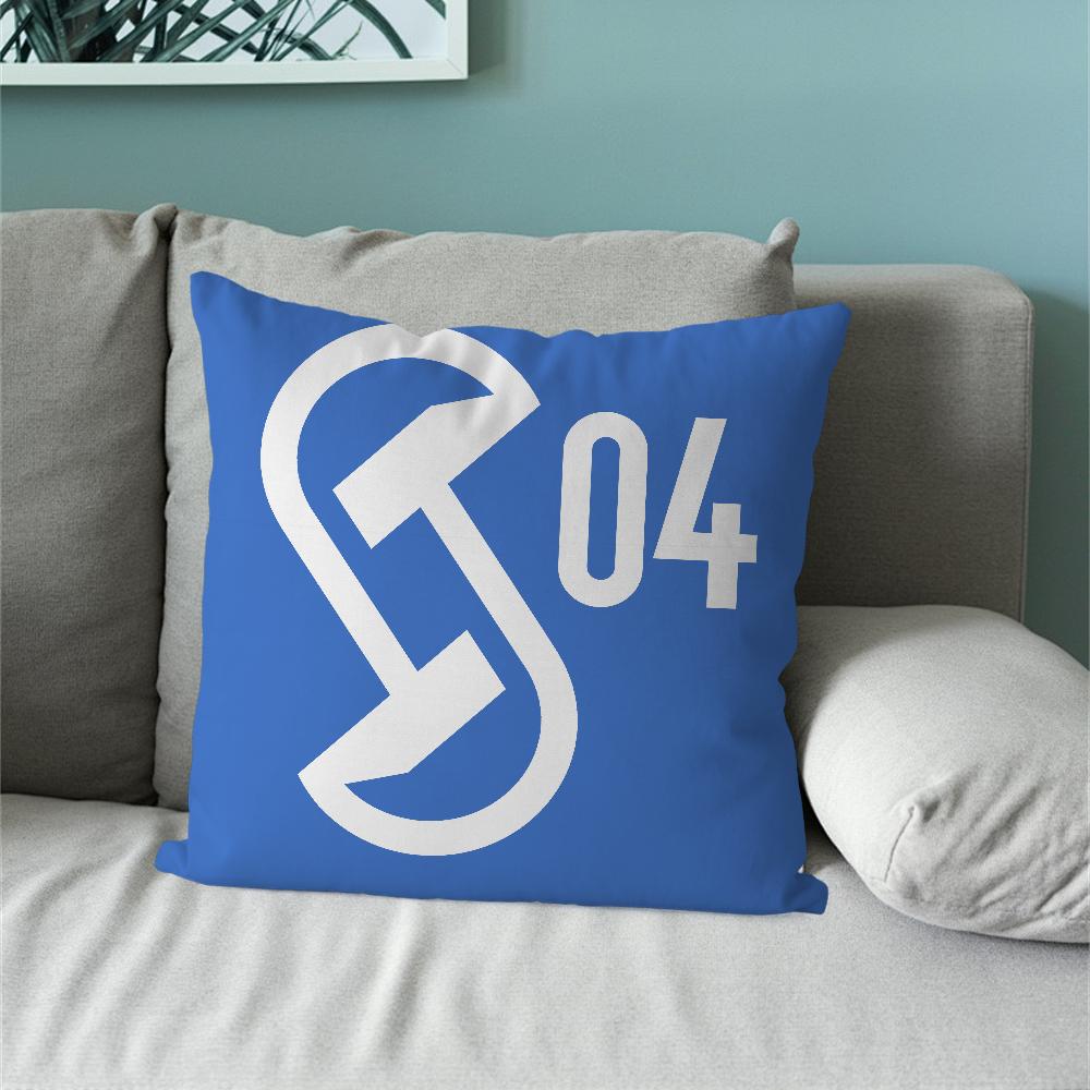 Football Club S-Schalke 04 Pillow Case For Sofa Bedside Table Bedroom Backrest Living Office Cushion Printed Square Multiple