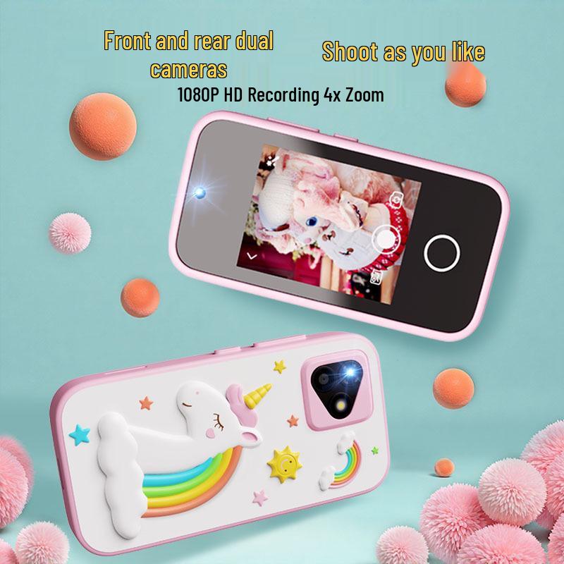 Kids Cartoon Camera Phone: HD Photos & Videos Toy