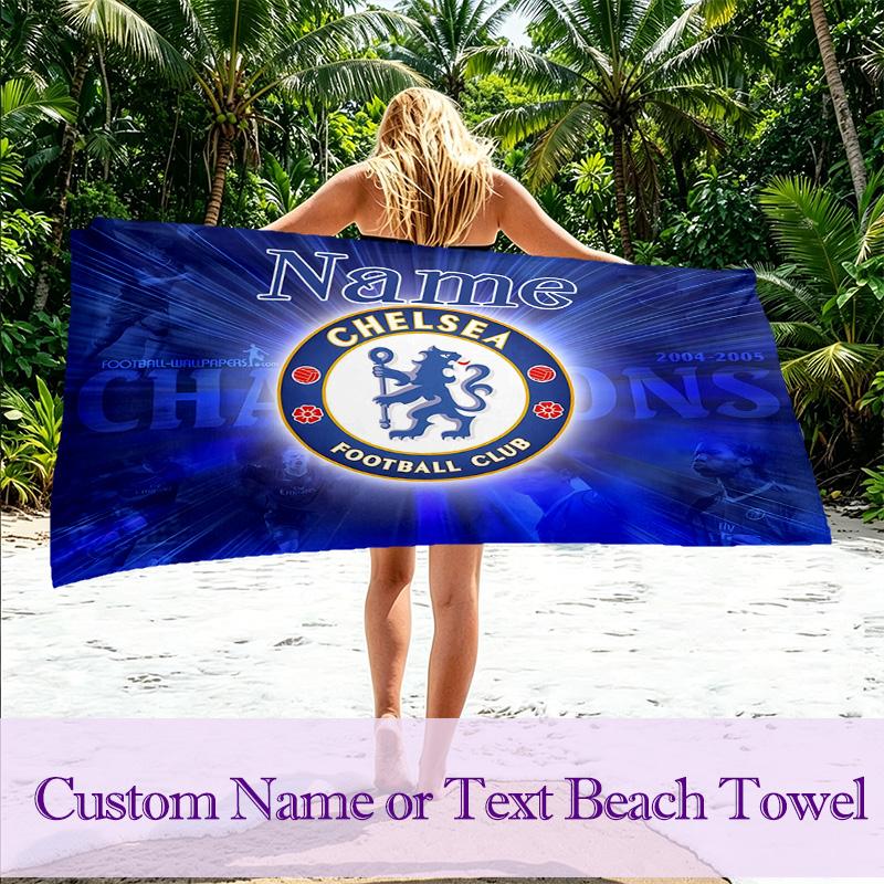 Chelsea Football Club (10) Beach Towel Suitable for Various Scenarios Such As Kitchen, Bathroom and Beach Swimming