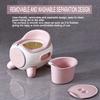 Portable Toilet Training Seat Cute Potty Toilet Seat for Toddler Training Lightweight Spill Proof Toilet Seat for Boys Girls