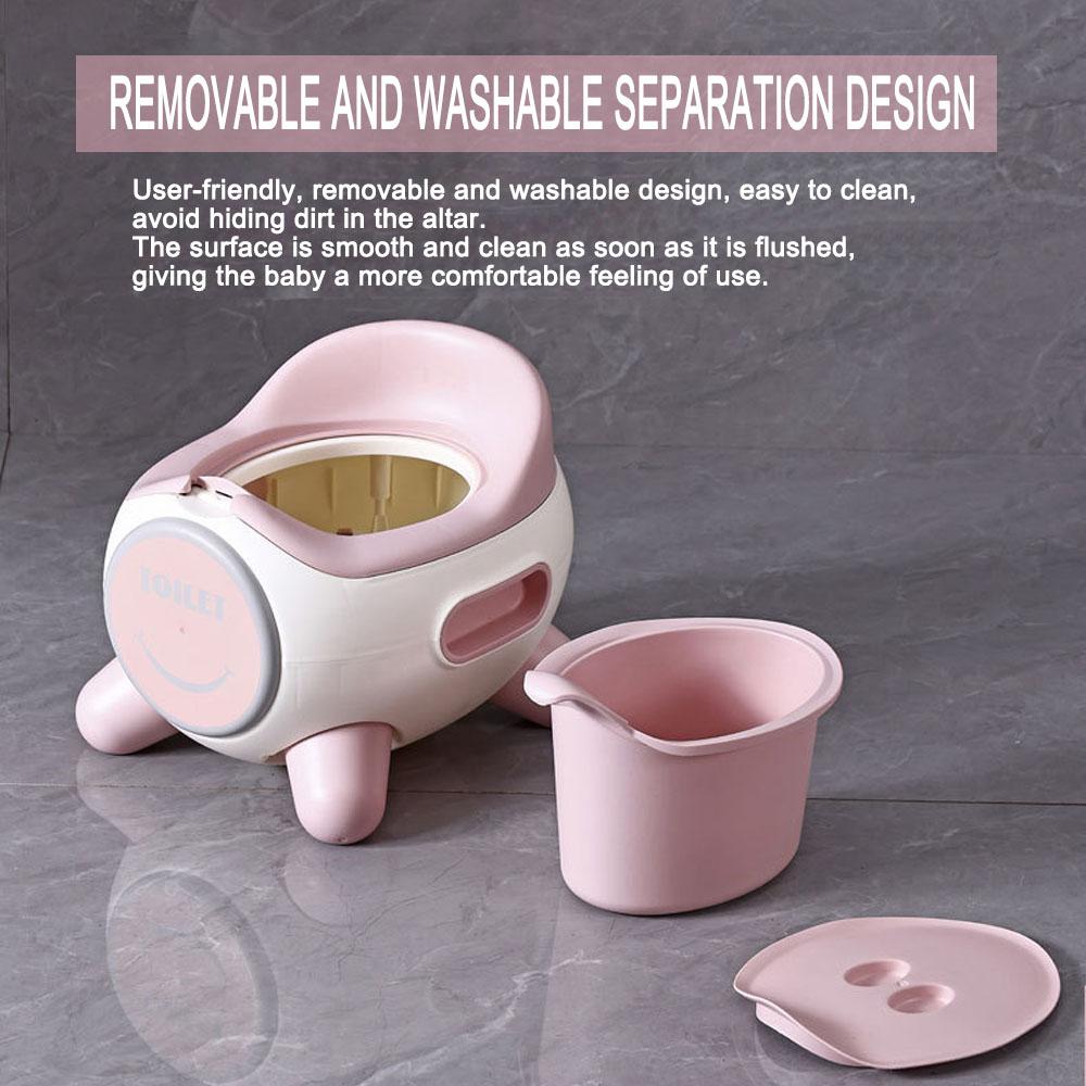Portable Toilet Training Seat Cute Potty Toilet Seat for Toddler Training Lightweight Spill Proof Toilet Seat for Boys Girls