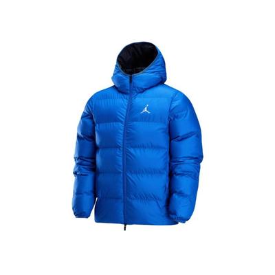 Brooklyn FW24 Therma-FIT Bequeme Wasserdichte Warme Kapuzen-Baumwolljacke Herrenjacken Game-Royal FV7318-480