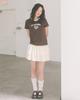 HAVISM Llf Neck S/S Tee(Brown)