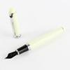 Gullor Silver and Golden Advanced Fountain Pen Jinhao Broad 18KGP Medium Nib 750,