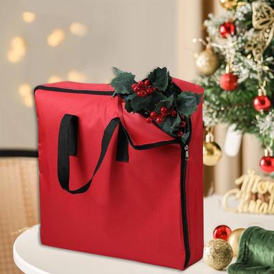 Christmas Ornament Holder with Portable Handles and Tear Resistance