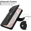 Crossbody Lanyard Leather Zip Wallet Multi Card Phone Case for Samsung Galaxy S25 Edge S24 Ultra S23 Plus S22 S21 FE Flip Cover