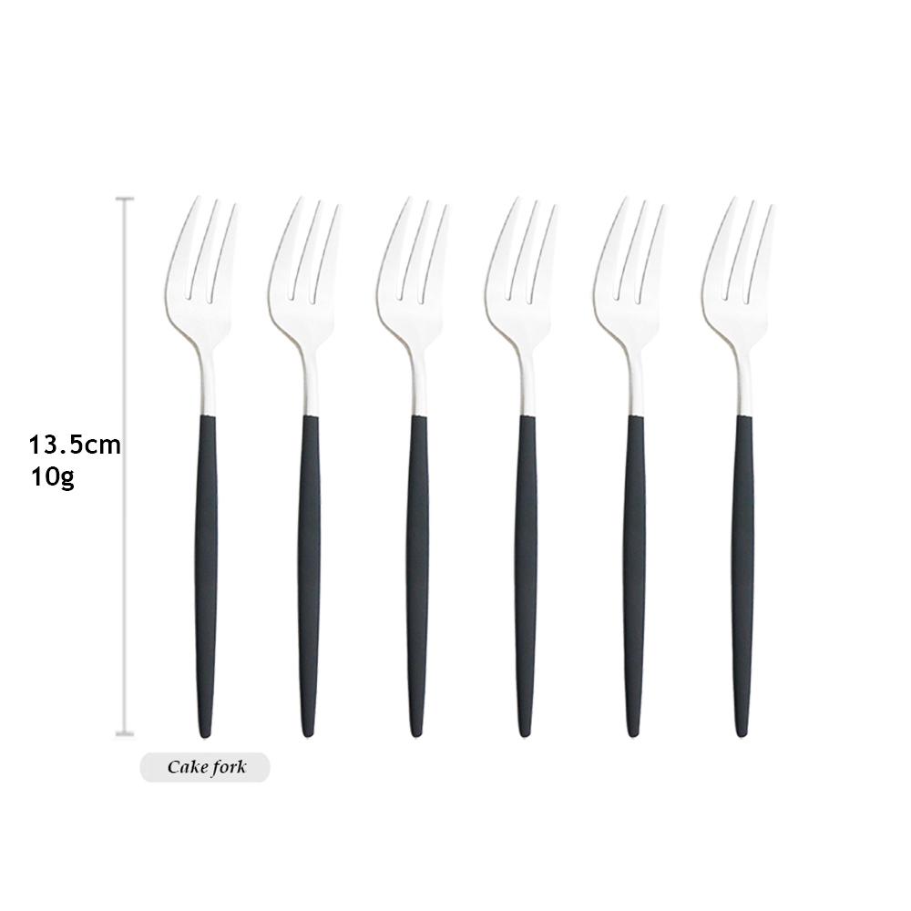 Fruit Tea Fork Dinnerware Stainless Steel Cutlery West Sign Small Fork Cake Dessert Fruit Fork Kitchen Tableware Dropshipping