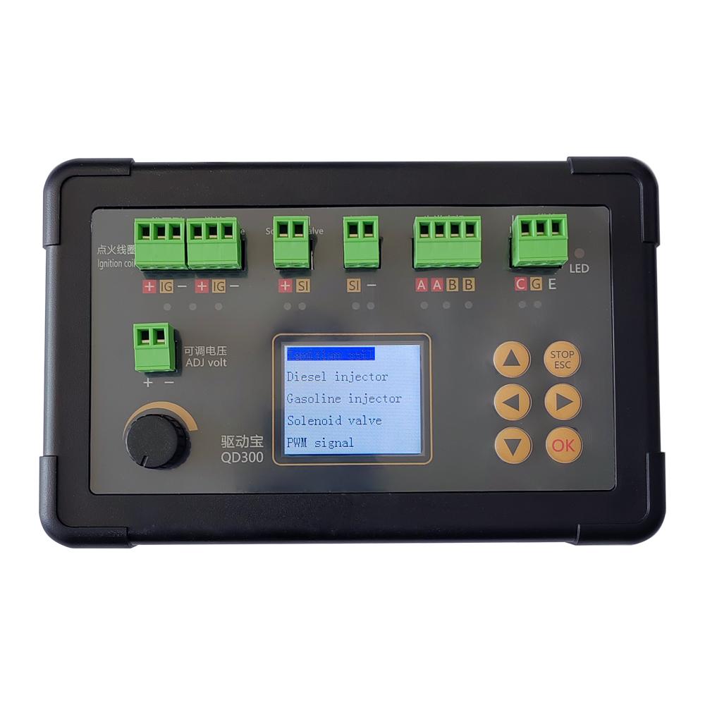 New QD300 Automobile Ignition Coil Tester Fuel Injector Idle Stepper Motor Solenoid Valve PWM IGBT Actuator Fault Detector QD300 Auto Tester