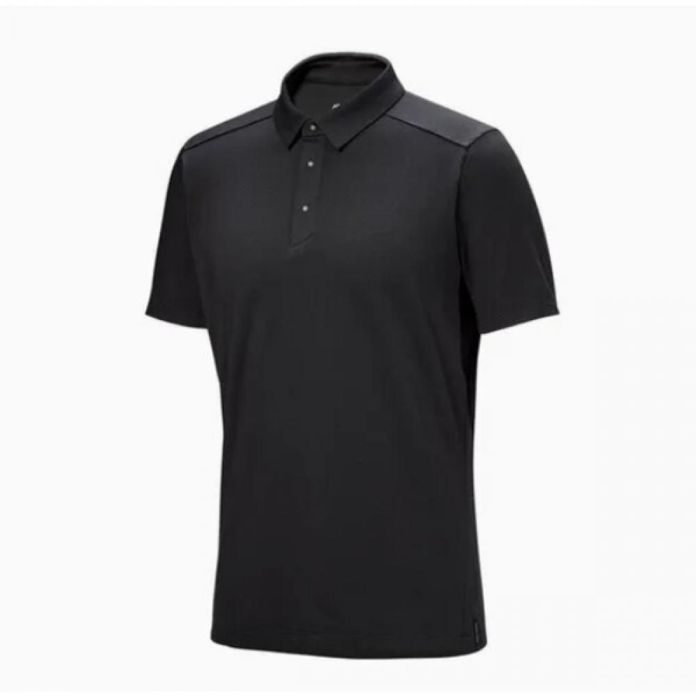 Arcteryx [busan Location] [official Retailer] 26ss Captive Polo M atqsM09643 BLACK/XS