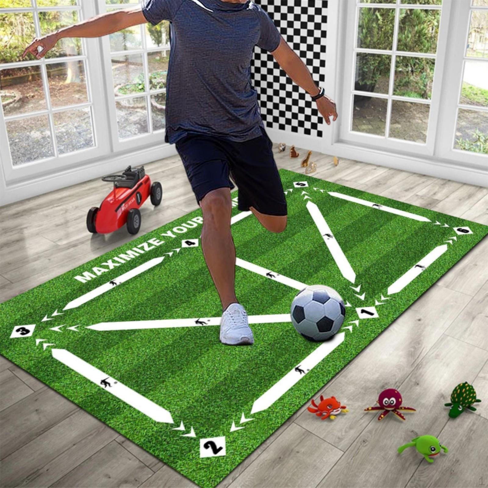 

Футбольный тренировочный коврик Mastery Child Home Use Sports Beginner Футбольный коврик Nonslip 40 cmx60 cm