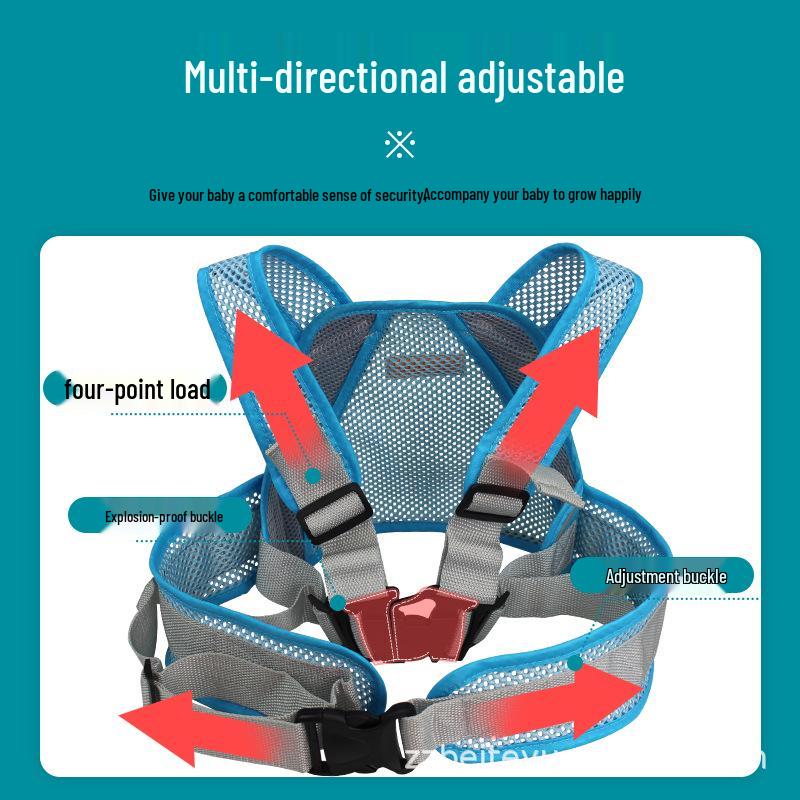 

Child Safety Belt for Electric Bike with Seat and Anti-Fall Strap
