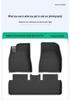 Eco-Friendly TPE Floor Mats for '23 Tesla Model 3 (Refreshed), Injection Molded Pedal Style.