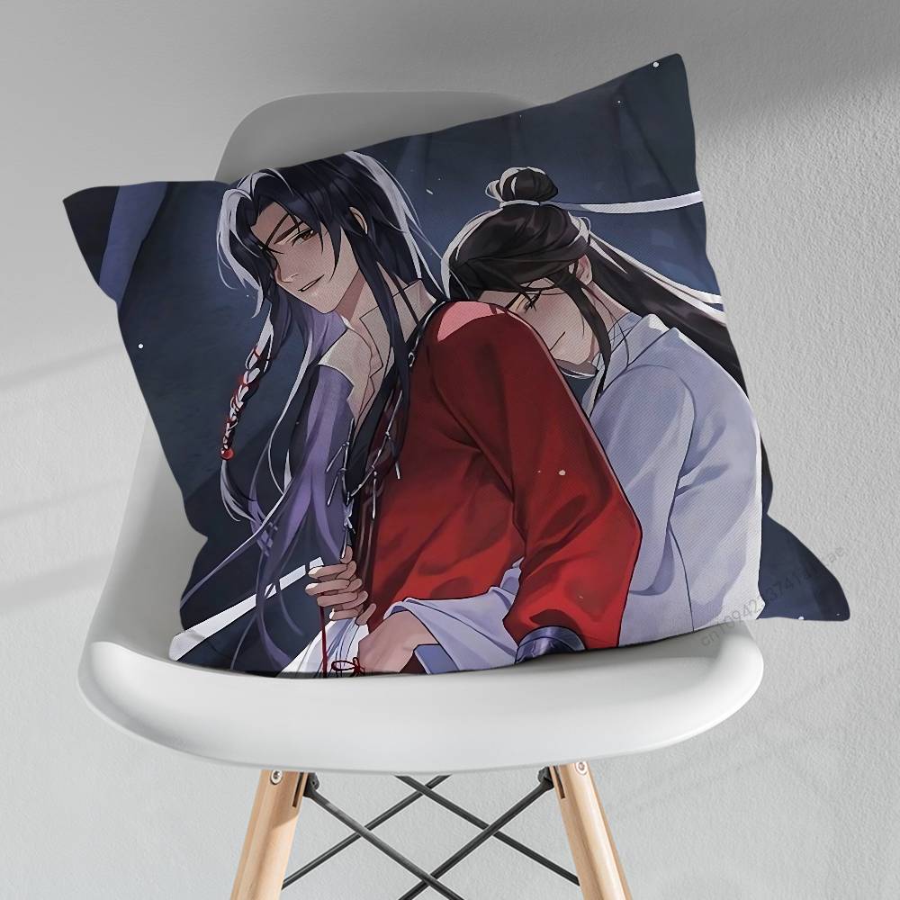 Heavens officials Blessing Pillow Case For 30x30cm45x45cm55x55cm For Home Bedroom Decoration And Protector