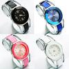 Women's Vintage Open Alloy Band Quartz Analog Round Dial Wrist Watch Gift