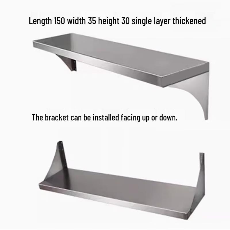 

Wall-Mounted Stainless Steel Kitchen Storage Rack