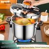 Extra Thick Explosion-Proof Stainless Steel Pressure Cooker for Induction and Gas Stoves