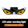 Occhi di Diavolo LED per Parabrezza Segnale Lampeggiante di Avvertimento Solare Indicatore Luci d'Ambiente LED per Auto con Ventosa per Finestrino Auto SUV