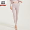 Women's Colored Cotton Slim-Fit Warm Pants - Brushed, Sweat-Wicking, Medium-Thick for Autumn/Winter