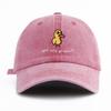 1pc GOT ANY GRAPES Print Washed Baseball Cap for AdultsMinimalist Retro Style Casual Soft Adjustable Dad HatPerfect As Gift