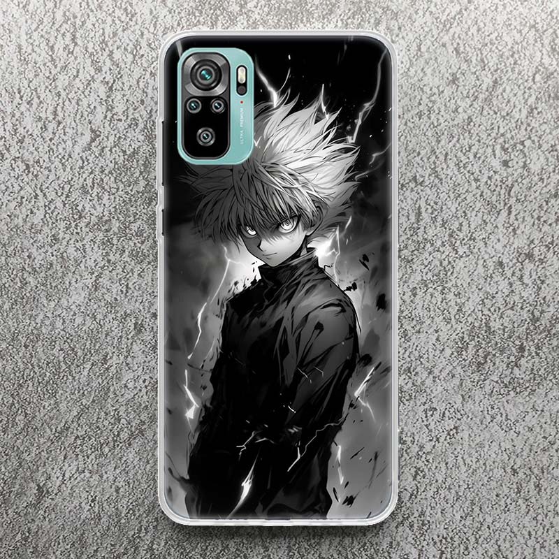 Huner X-Hunters Killua Soft Case for Xiaomi Redmi Note 10 9 9S 8 Pro 7 9T 5 Phone Shell Mi 11T 12T 10T 12 11 Lite 6X A3 Cover