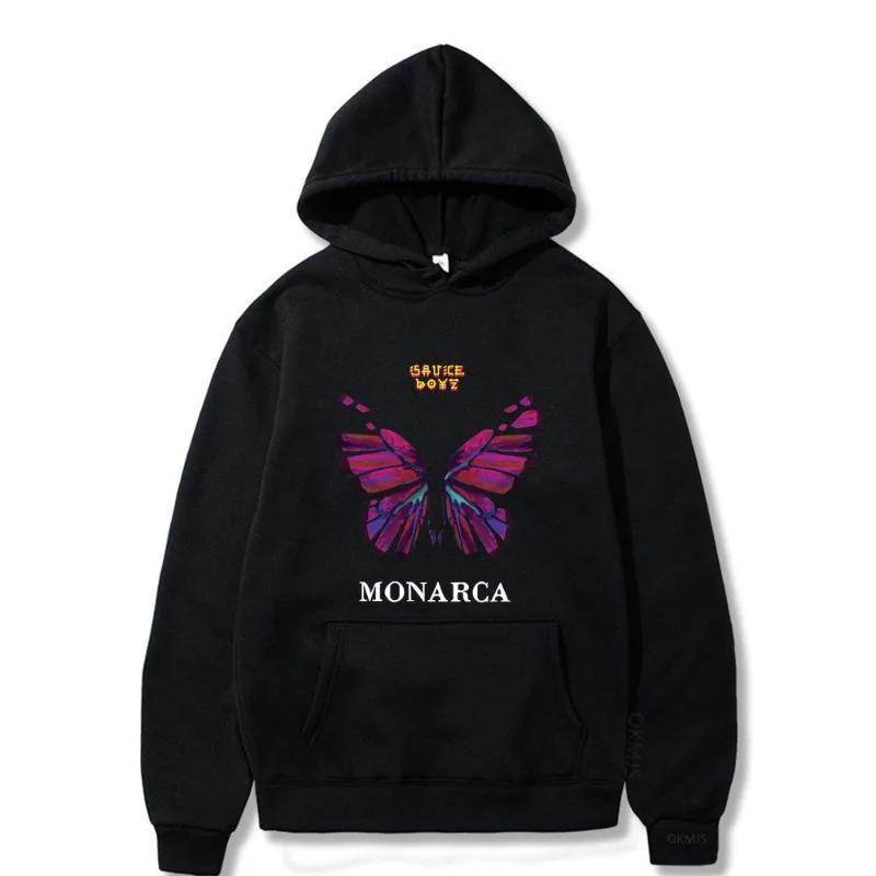 

Eladio Carrion Sauce Boyz Monarca Funko Pop Anime Hoodies Sweatshirt Men Womnen Fashion Design Pullover Fleece Hoodies S