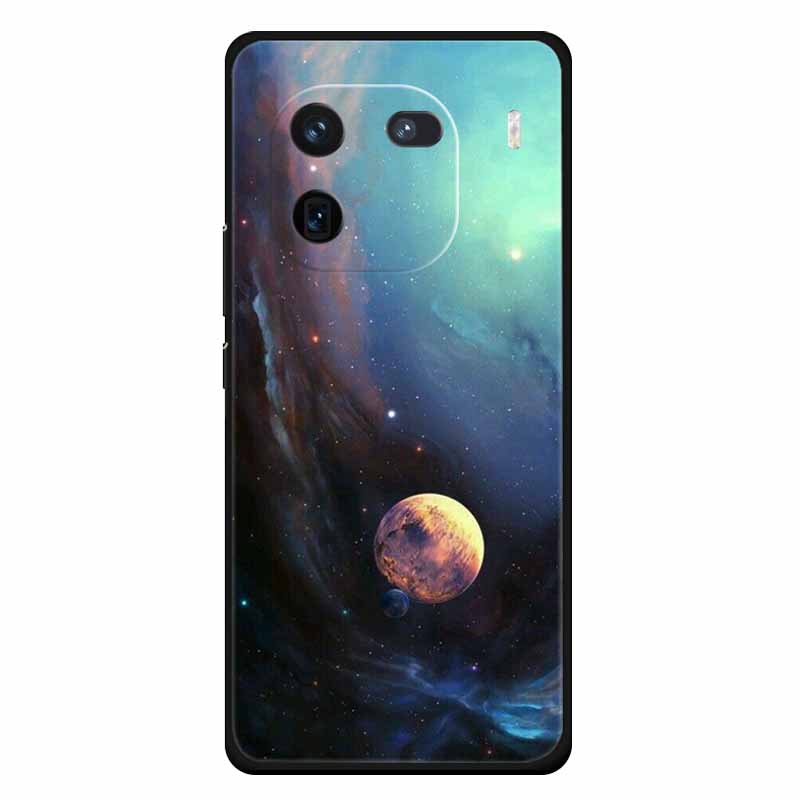 Für Vivo Iqoo 12 Hülle Weiches Silikon Katze Eule Mode Rückseitenabdeckungen für Vivo iQOO 12 Pro Hüllen Marmor Stoßfeste Handyhüllen Iqoo12