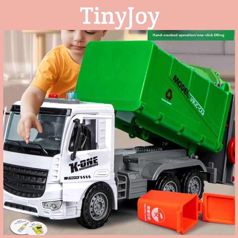Plastic Garbage Truck Toy For Boys With Lights And Sound For Kids Play And Education