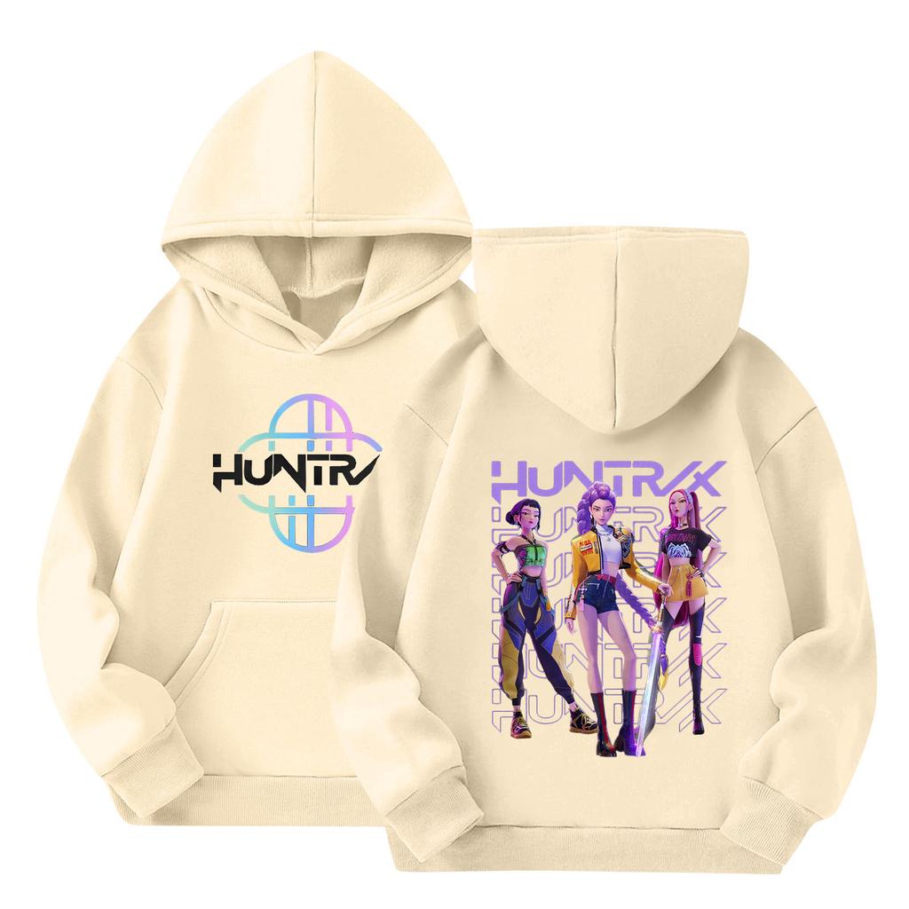 Dětská mikina s kapucí Chlapecká a dívčí módní potištěná mikina s dlouhým rukávem