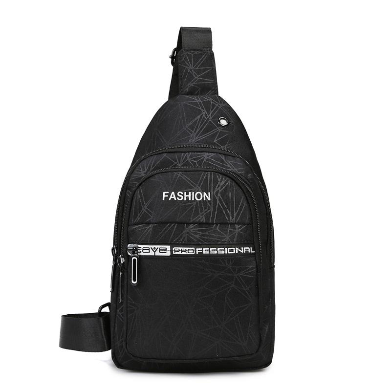 Chest Bag Diagonal Leisure City Simple Oxford Cloth Chest Bag Simple Shoulder Crossbody Bag Leisure Bag Portable Chest Bag