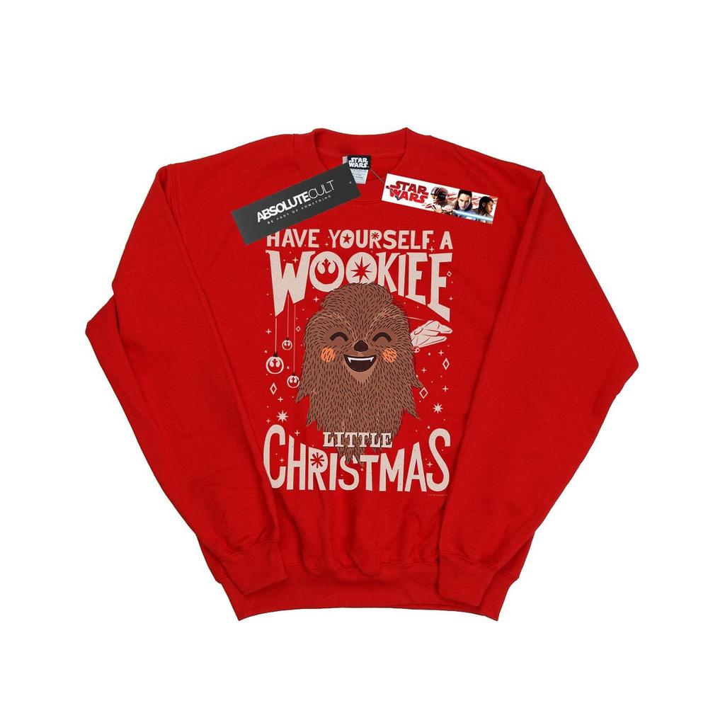 STAR WARS Mädchen Wookiee Kleines Weihnachtssweatshirt