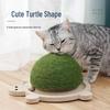 Yunxiaoshi Schildkrötenförmiger Sisal-Kratzbaum für Katzen