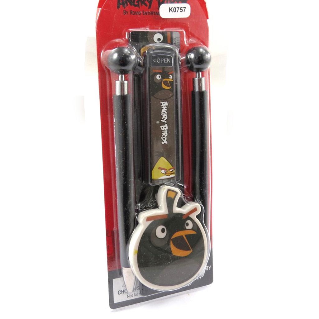 Angry Birds [K0757] - Set papeterie 'Angry Birds' noir