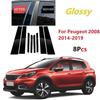 Door Window Decoration Trims Pillar Posts Stickers For Peugeot 206 207 208 Citroen C2 301 307 308 2008 5008 2004-2023