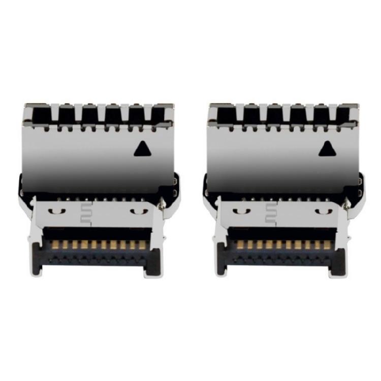

Кутовий USB 3.2 адаптер Male to Female на 90 градусів для материнських плат, передньої панелі, 20 Гбіт/с, оптимізація простору
