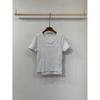 C S In The Room Women S Ribbed Tank Layered ShorT Sleeve T ShirT SeT 4 ColorS