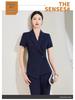 Women's Black Short-Sleeve Suit Jacket – Summer Lightweight, Elegant, Slimming, Professional Wear