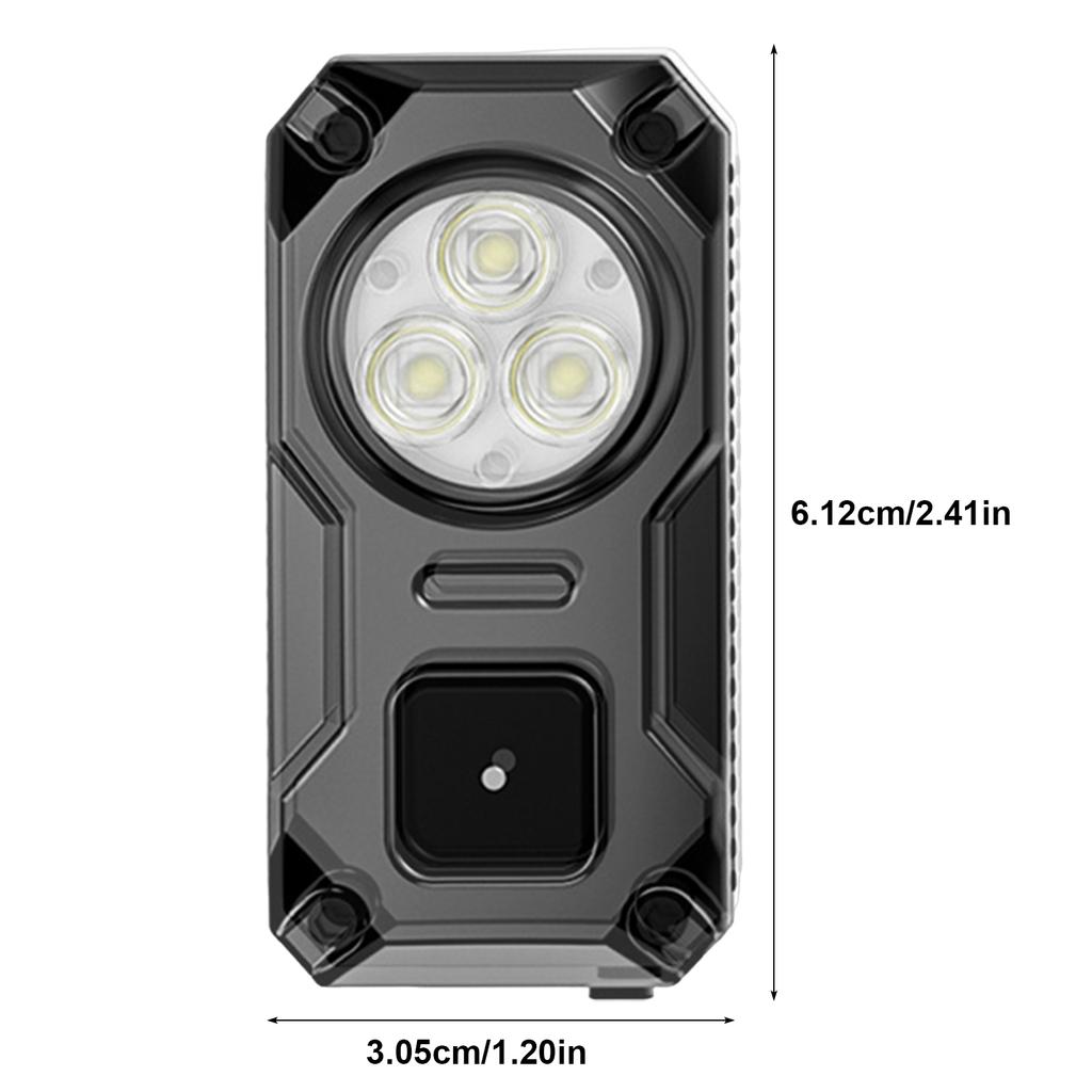 Hands-Free Running Lights 1200mAh Rechargeable Portable Magnetic Small Pocket Light for Emergency Outdoor Camping Walking Dog